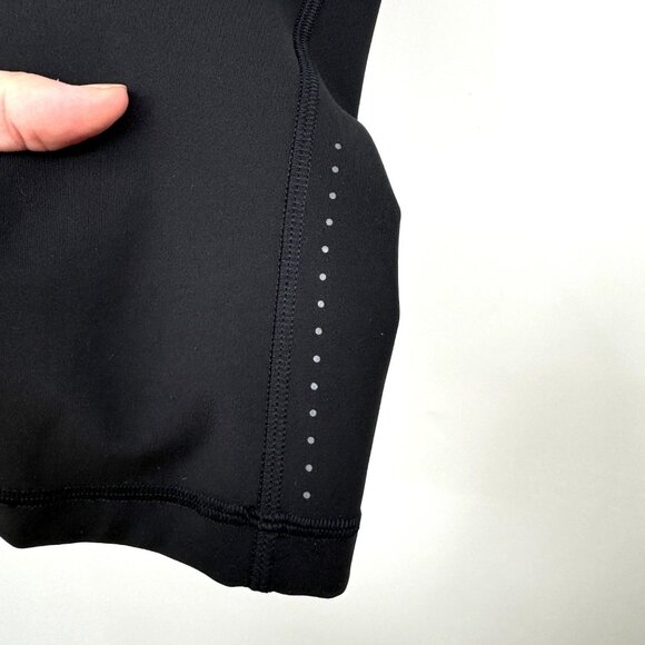 Lululemon Black Swift Speed High Rise Crop 23” Black womans size 10 - Picture 5 of 14
